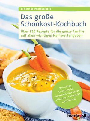 cover image of Das große Schonkost-Kochbuch